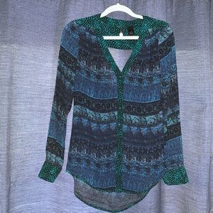 BKE button up blouse size S